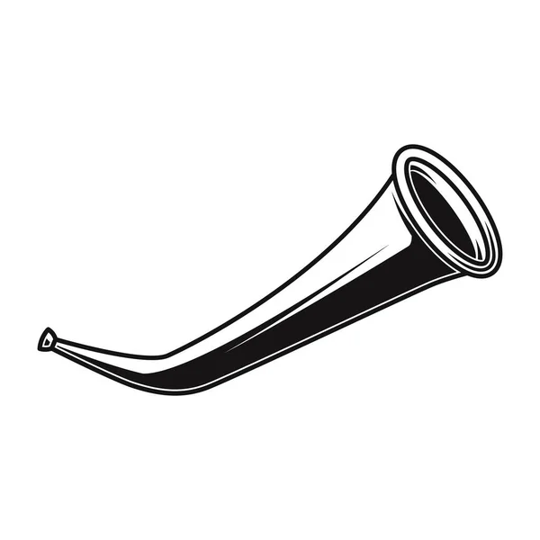 Ілюстрація Мисливського Рогу Дизайнерський Елемент Логотипу Лейблу Знака Плаката Футболки — стоковий вектор
