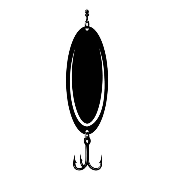 Illustration Appât Pêche Leurre Élément Design Pour Logo Étiquette Signe — Image vectorielle