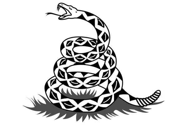 Gadsden Snake Vector Image — Stock Vector