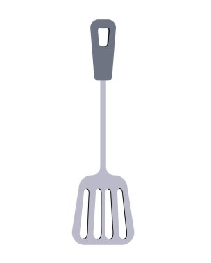 Spatula Vektör Düz Çizim. Mutfak gereçleri. Mutfak aletleri.
