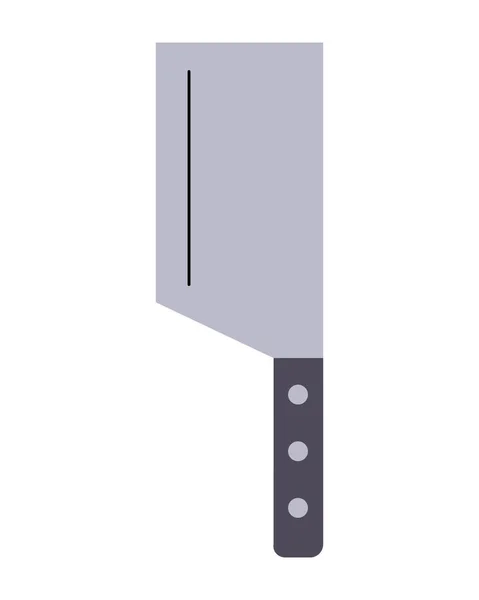 Illustration Plate Vectorielle Couteau Élément Ustensiles Cuisine Ustensile Cuisine — Image vectorielle