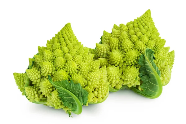 Капуста Romanesco Broccoli Або Римська Капуста Cauliflower Ізольована Білому Тлі — стокове фото