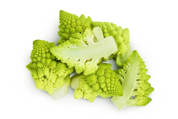 Капуста Romanesco Broccoli Або Римська Капуста Cauliflower Ізольована Білому Тлі — стокове фото