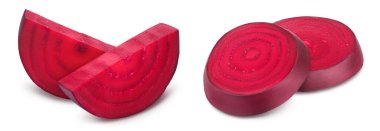 Pancar dilimi tam derinlikte beyaz arkaplanda izole edildi.