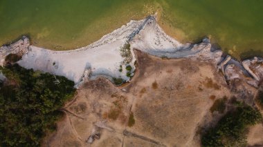 Yazın Manitoba Kanada 'nın Arial manzarası