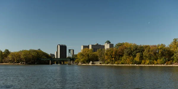 Winnipeg Manitoba Kanada Mitt Dagen Början Hösten — Stockfoto