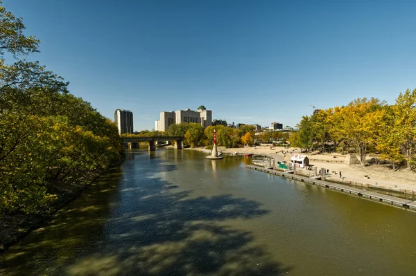 Winnipeg Manitoba Kanada Sonbaharın ortasında