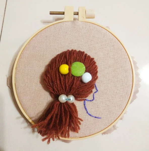 handmade knitting yarn, crochet ball, wool, beads, thread, embroidery, needlework, hobby