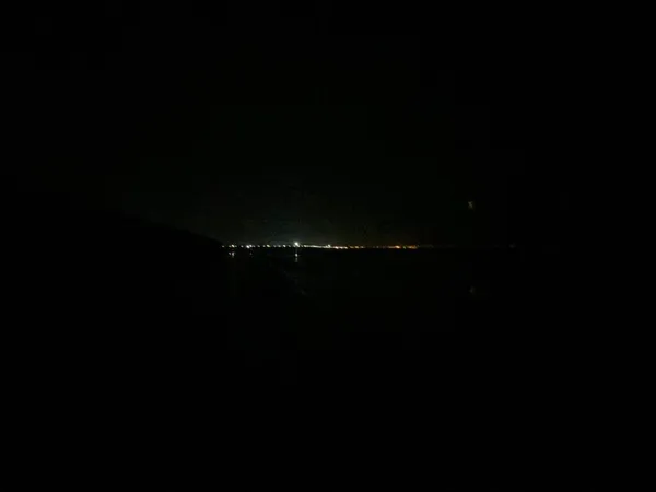 Vista Nocturna Ciudad Capital Israel — Foto de Stock