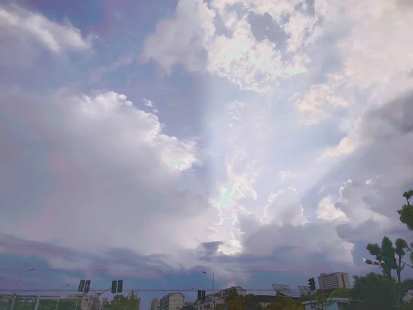 stock image beautiful clouds in the sky  on nature background