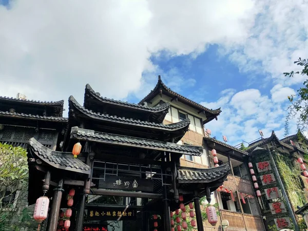 the old town in the city of china