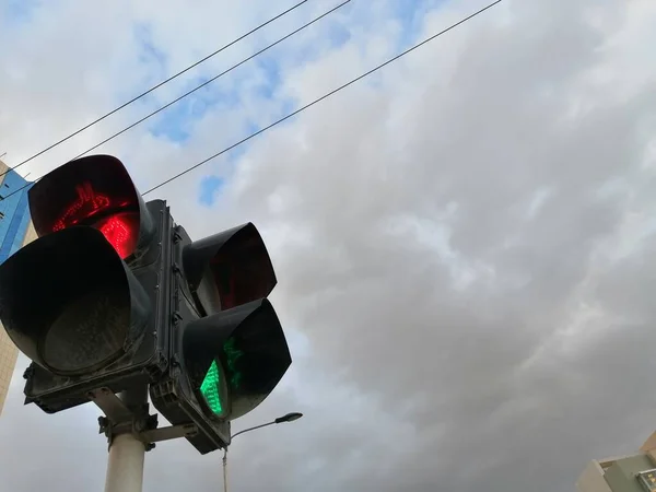 traffic light on the road