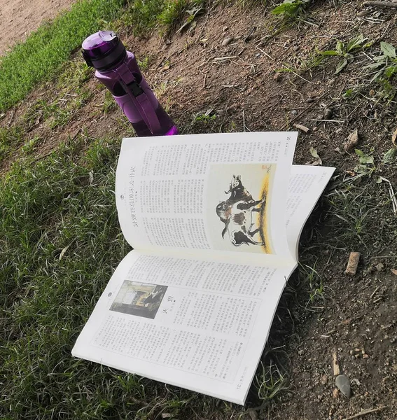 open book with bible and a map of the valley