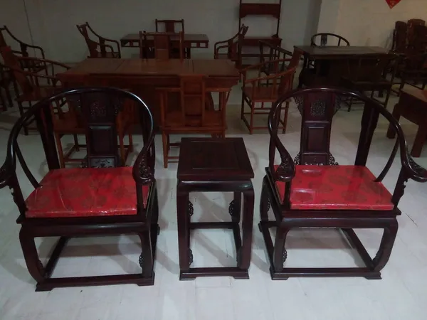 old wooden chairs in the cafe