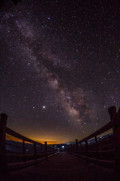 milky way galaxy in the sky, cosmic space