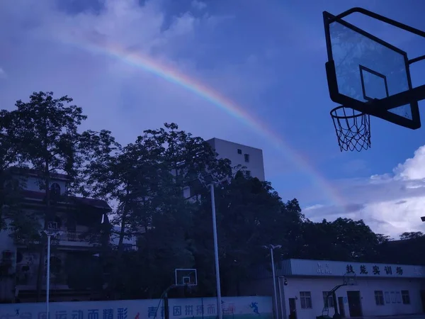 basketball arena in the city