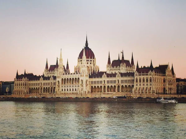 the hungarian parliament building in budapest, hungary