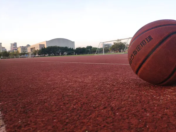 basketball ball on the ground