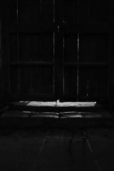 old wooden room with a window