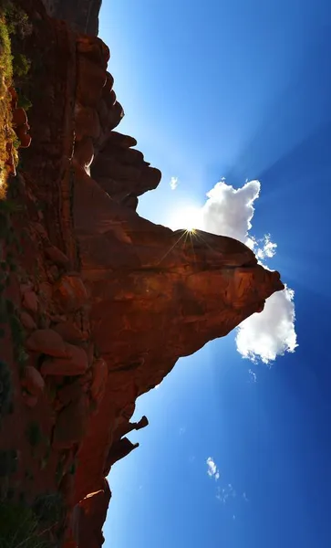 beautiful landscape of the valley of the grand canyon in the north of the state of israel