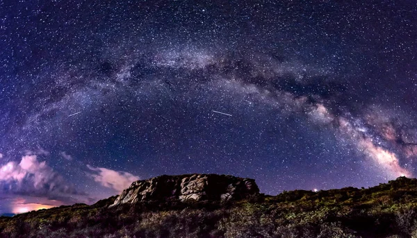 milky way galaxy in the sky, cosmic space