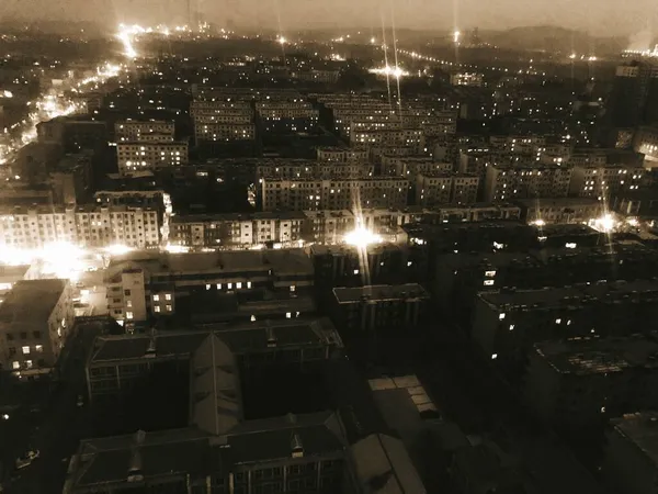 night view of the city of barcelona