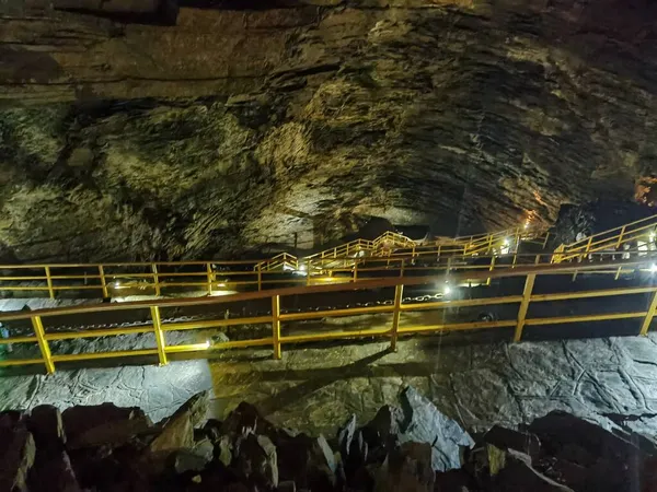 underground cave in the city of thailand