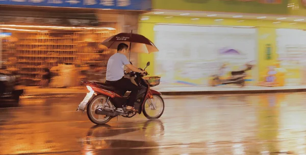 motorcycle in the city