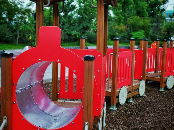 children playground in the park