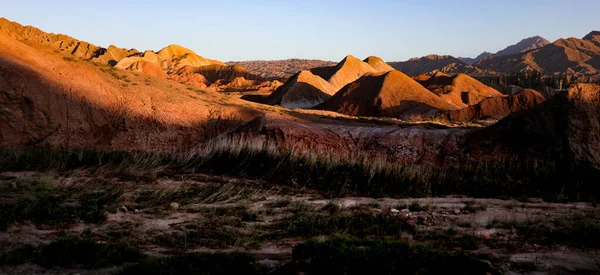 beautiful landscape of the valley of the negev desert in the north of israel