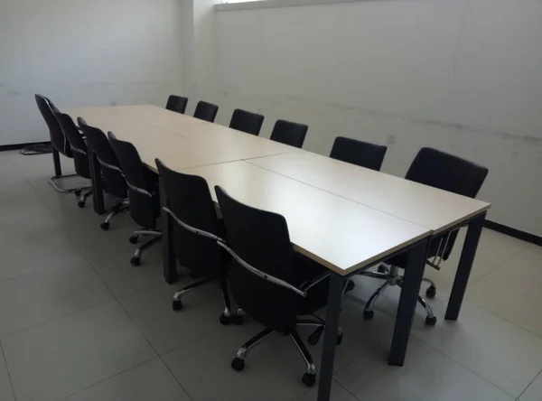 empty chairs in a modern office room