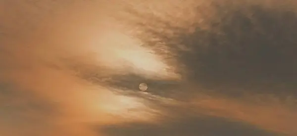 stock image beautiful sunset sky with clouds