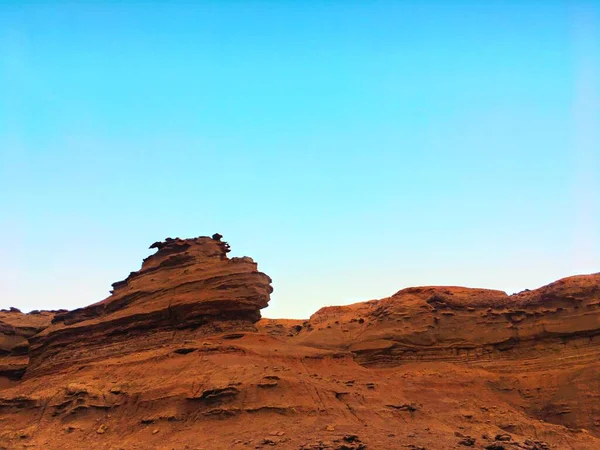 beautiful landscape of the valley of the negev desert in the north of israel