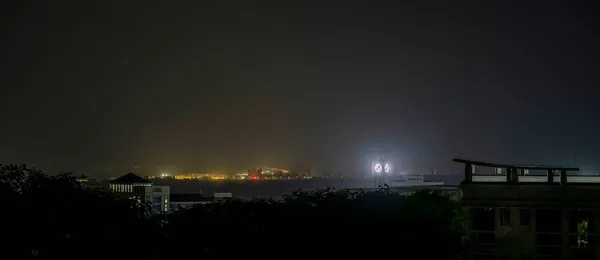 stock image night view of the city of the capital of the state of israel