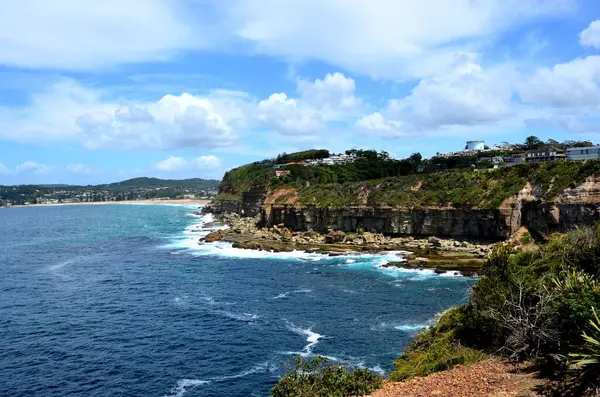 Bella Vista Sulla Costa Del Mare — Foto Stock