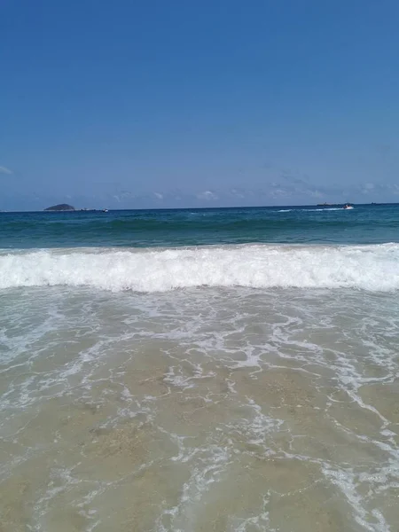 stock image beautiful beach in the sea