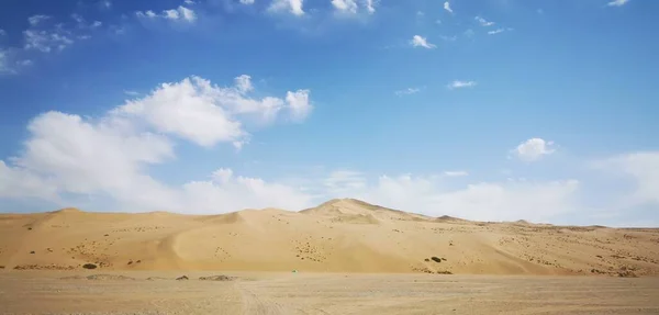 beautiful landscape of the desert in the sahara, the sand dunes, the view of the namib naukluft,