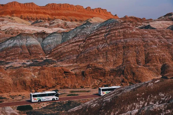 beautiful landscape of the valley of the negev desert in the north of israel