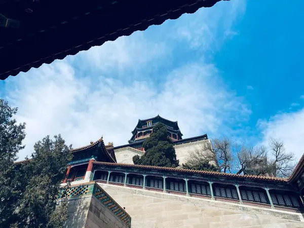 Stock image the old building in the city of china