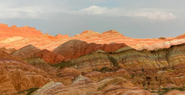 beautiful landscape of the valley of the negev desert in the north of israel