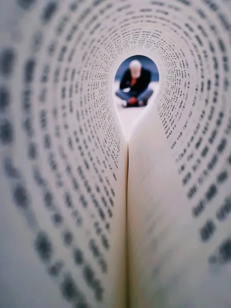 close up of a book with a heart