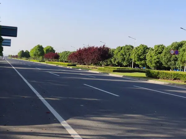 stock image road in the city