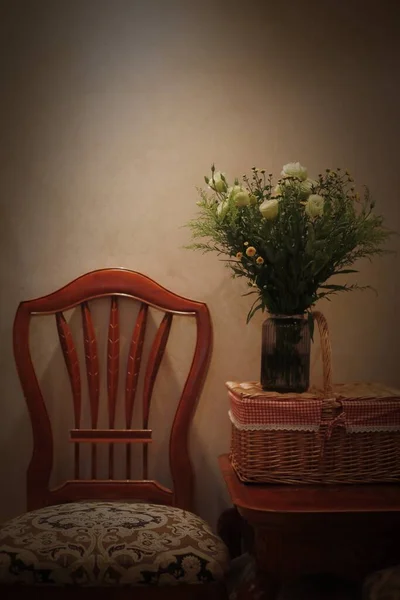 beautiful interior with flowers and plants