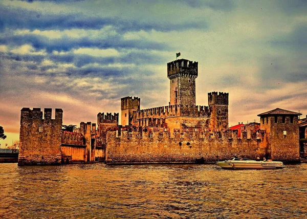 old medieval castle in the city of london