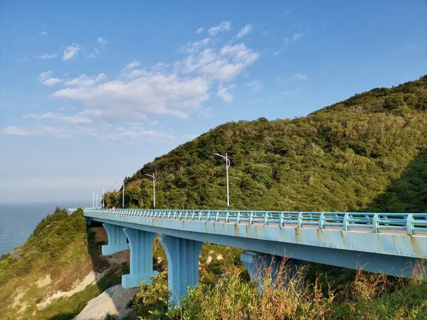 beautiful view of the sea and the bridge