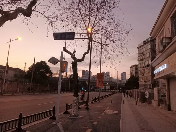 street view of the city of barcelona, spain