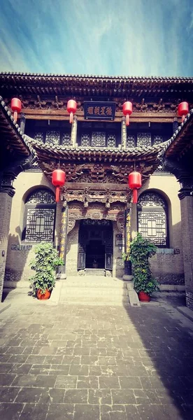 old chinese temple in the city