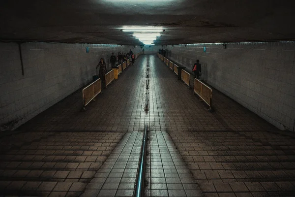 the underground passage in the city