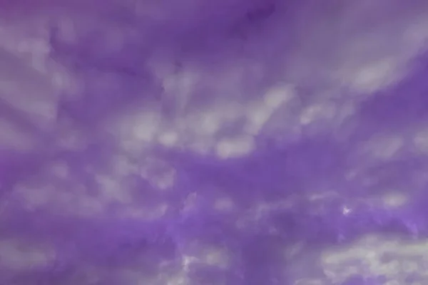 Хмарний Пейзаж Кольоровий 2022 Році Модний Відтінок Фіолетового Фон Природного — стокове фото
