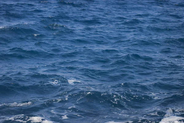 Blaues Wasser Wellige Meeresoberfläche Natürliches Reservoir Fotografie — Stockfoto